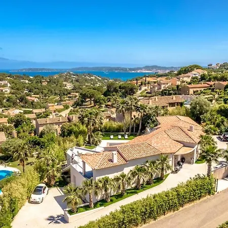 Magnificent Villa, Heated Pool, Air Cond, Sea View Вилла Сент-Максим